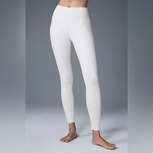 Alo High-Waist Airbrush Legging White Size Small Full Length NWT